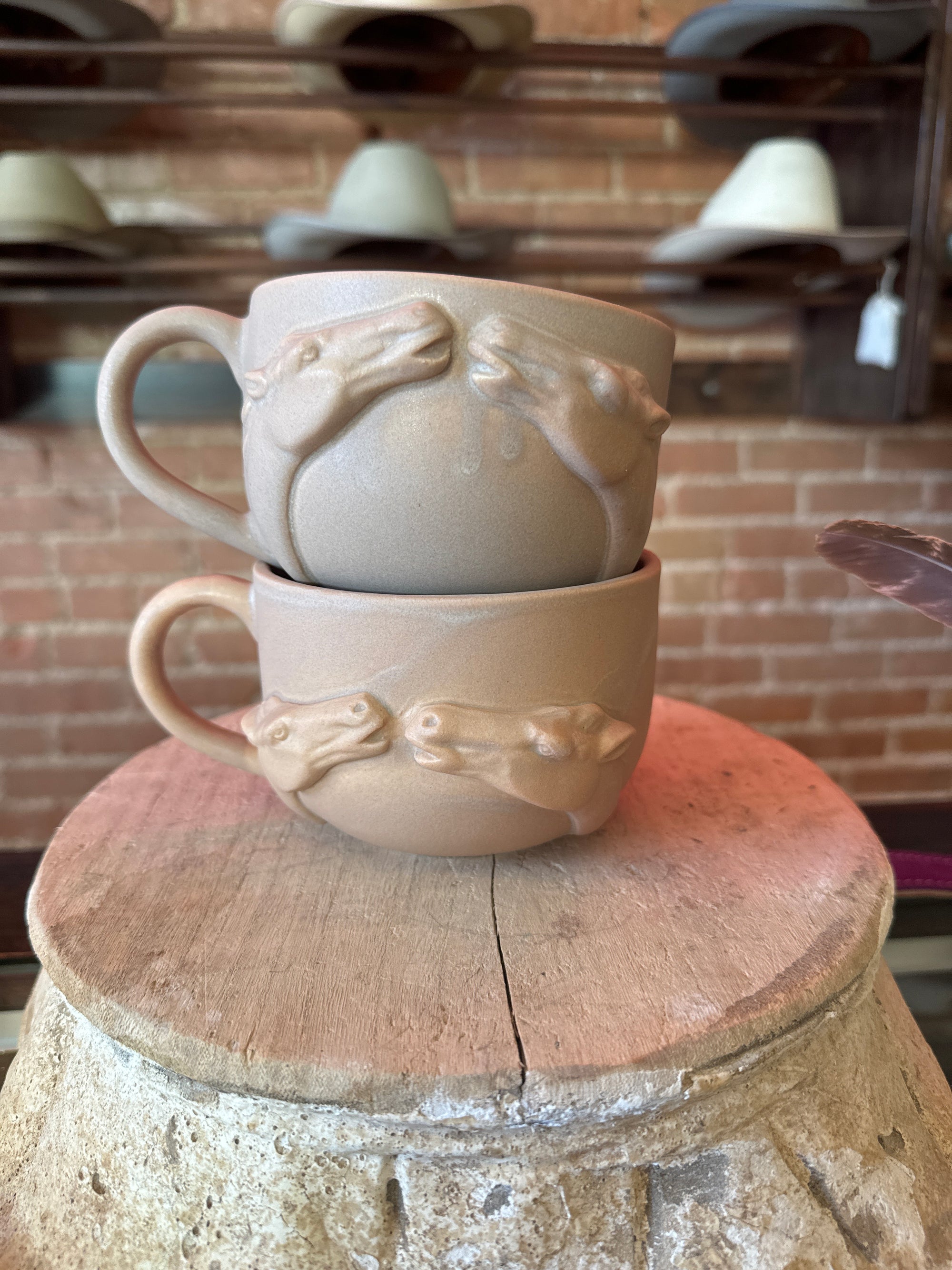 Two Horse Latte Mug