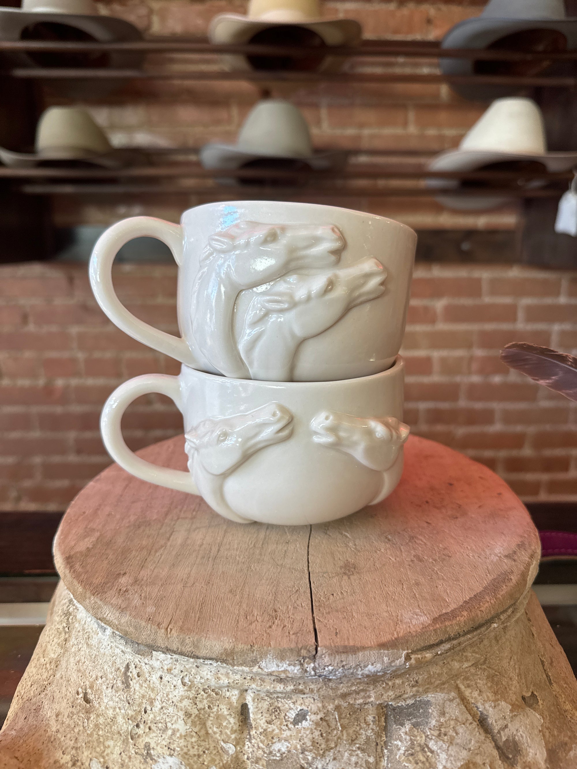 Two Horse Latte Mug