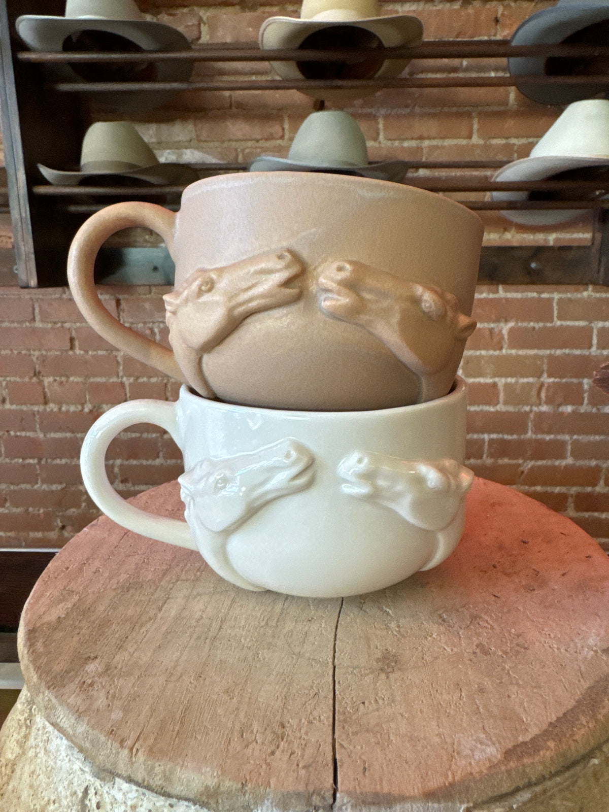 Two Horse Latte Mug