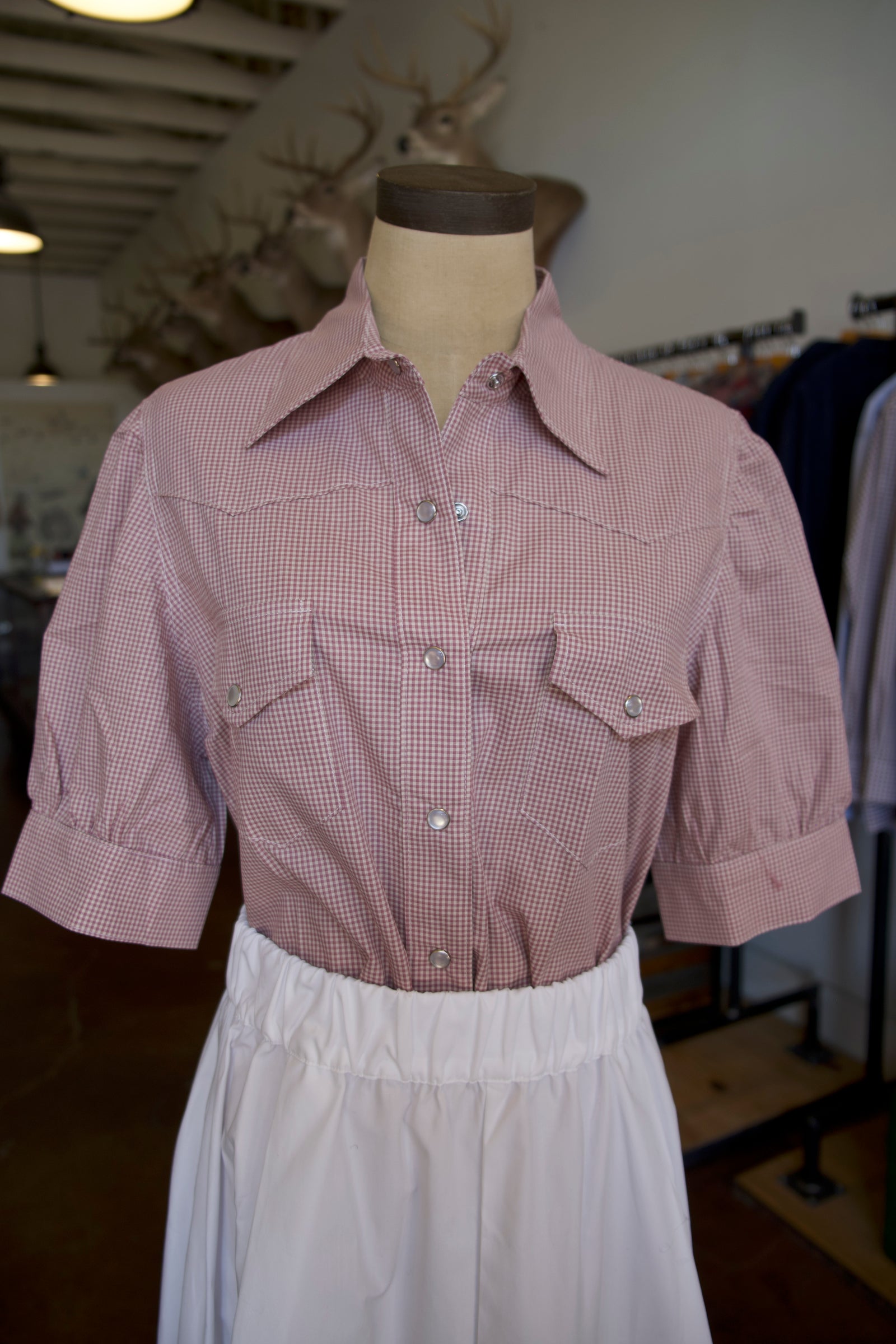 Women's Short Sleeve Western Shirt