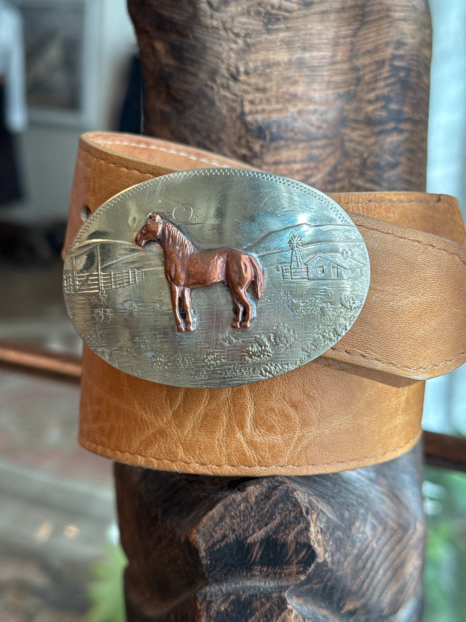 Vintage Horse Buckle