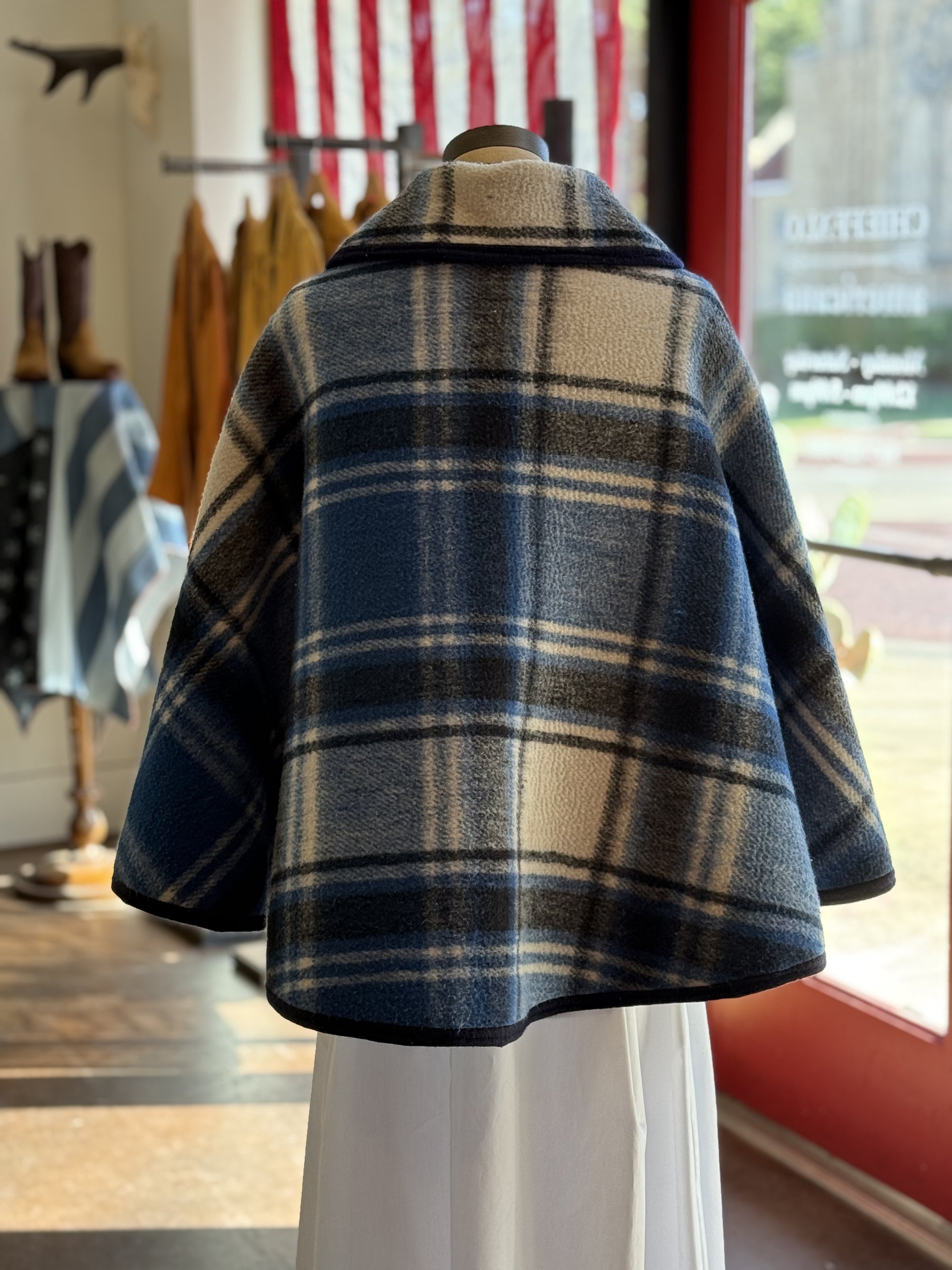 Premium Vintage Wool Poncho