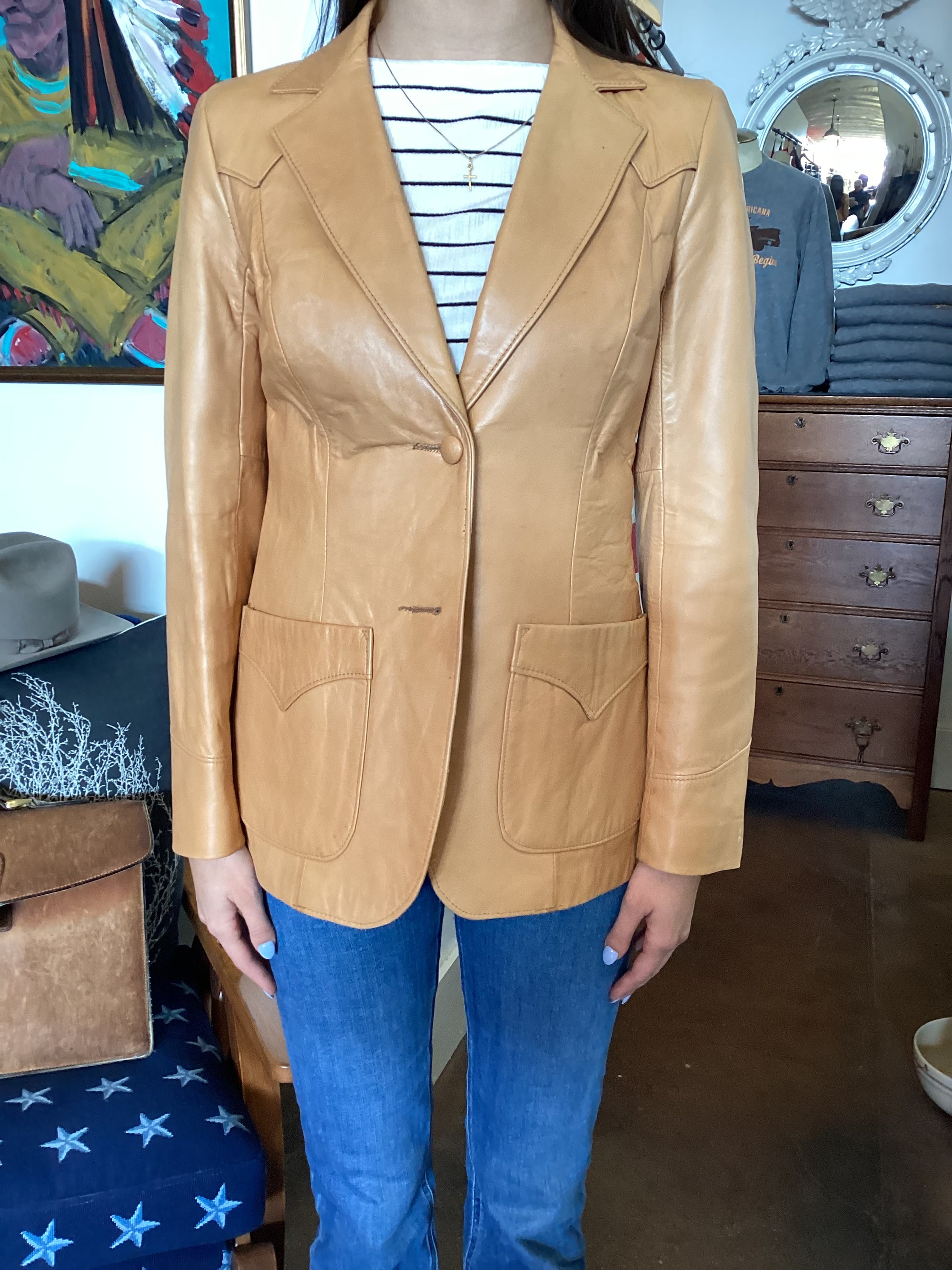 Vintage Ms. Pioneer Leather Jacket