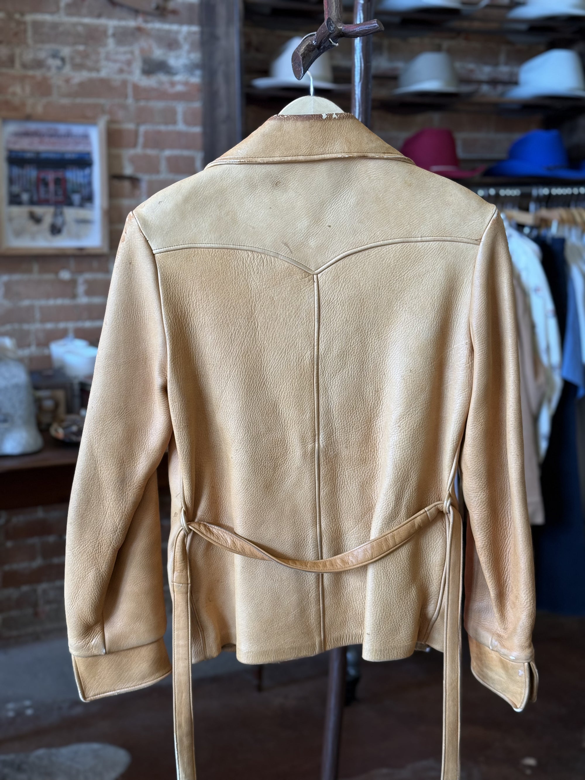 Vintage Milfur Leather Jacket