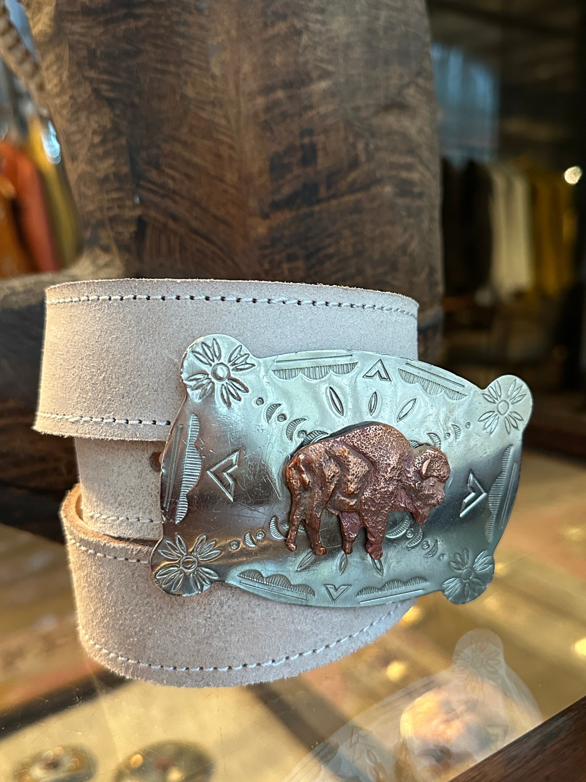 Vintage Buffalo Belt Buckle